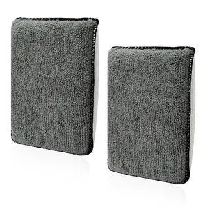 2 PCS Car Interior Scrubbing Sponges, 5.7"×3.9" Microfiber Cleaning Scrub Pad with Two Sides, Soft Detailing Sponge Interior Scrubbing Applicator for Cars Trucks SUVs 2 PCS Car Interior Scrubbing Sponges, 5.7"×3.9" Microfiber Cleaning Scrub Pad with Two Sides, Soft Detailing Sponge Interior Scrubbing Applicator for Cars Trucks SUVs