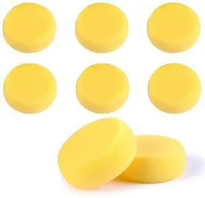 8 Pcs Round Painting Sponge 2.96inch Yellow Artist Sponges Watercolors Sponges for Face Painting Art Crafts 8 Pcs Round Painting Sponge 2.96inch Yellow Artist Sponges Watercolors Sponges for Face Painting Art Crafts