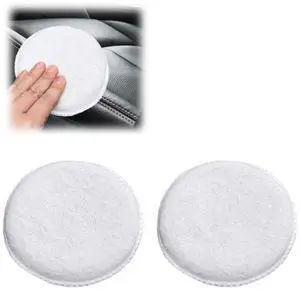 Car Microfiber Wax Applicator Pad, Soft Auto Buffing & Detail Cleaning Foam Pads, 4.85" Diameter Round Wash Sponge for Applying Wax, Balms, Oils, Cleaning Leather & More (2PCS) Car Microfiber Wax Applicator Pad, Soft Auto Buffing & Detail Cleaning Foam Pads, 4.85" Diameter Round Wash Sponge for Applying Wax, Balms, Oils, Cleaning Leather & More (2PCS)