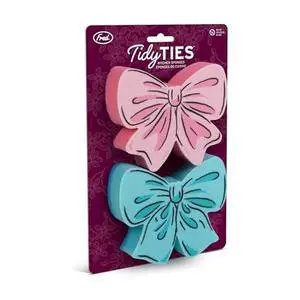 Tidy Ties Coquette Bow Sponges, Set of 2, Pink and Blue, Durable Layered Sponges, Girly Coquette Kitchen Accessory, Gift-Ready Packaging Tidy Ties Coquette Bow Sponges, Set of 2, Pink and Blue, Durable Layered Sponges, Girly Coquette Kitchen Accessory, Gift-Ready Packaging