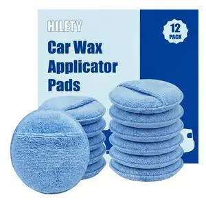 Car Wax Buffing Pads with Finger Pocket, 6PK Microfiber Wax Applicator Pads, Versatile Sponge Pads for Polishing and Cleaning, No Scratches Detailing Supplies for Car, 5-Inch Car Wax Buffing Pads with Finger Pocket, 6PK Microfiber Wax Applicator Pads, Versatile Sponge Pads for Polishing and Cleaning, No Scratches Detailing Supplies for Car, 5-Inch