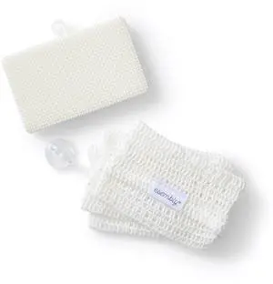 GoTwo Sudser Set - Dishwashing Kitchen Scrubber and Cleaning Sponge, Long Lasting Silicone Base with Compostable Cotton Mesh Covers GoTwo Sudser Set - Dishwashing Kitchen Scrubber and Cleaning Sponge, Long Lasting Silicone Base with Compostable Cotton Mesh Covers