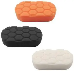 3PCS Hand Applicator Pad Kit, Universal Easy Grip Auto Tire Waxing Foam Sponge Pads, Reusable Soft Car Tire Shine Polishing Pad for Vehicle Wheel Detailing (Multicolor) 3PCS Hand Applicator Pad Kit, Universal Easy Grip Auto Tire Waxing Foam Sponge Pads, Reusable Soft Car Tire Shine Polishing Pad for Vehicle Wheel Detailing (Multicolor)