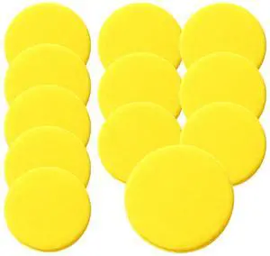 Car Wax Applicator Pads, 4 Inch Round Soft Fine Polishing Foam Pads, Car Sponge Buffing Pad Auto Cleaning & Detailing Tool for Applying Dressings, Polishes, Waxes (12PCS) Car Wax Applicator Pads, 4 Inch Round Soft Fine Polishing Foam Pads, Car Sponge Buffing Pad Auto Cleaning & Detailing Tool for Applying Dressings, Polishes, Waxes (12PCS)