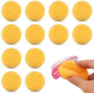 12 PCS Round Pottery Sponges for Clay & Painting- 2.8 Inch Durable Synthetic Sponges, Elasticity Ceramic Clay Sponge, Round Cleaning Water Absorption Soap Sponge for Crafts Household Use and More 12 PCS Round Pottery Sponges for Clay & Painting- 2.8 Inch Durable Synthetic Sponges, Elasticity Ceramic Clay Sponge, Round Cleaning Water Absorption Soap Sponge for Crafts Household Use and More