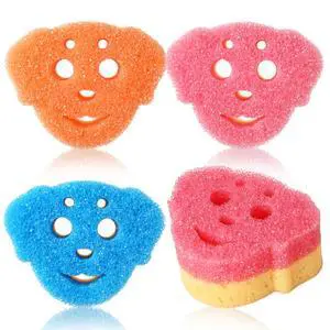 3 Pack Cute Dog Dish Sponge, Dual-Sided Cleaning Reusable Scrubbing Sponges for Dishes, Kitchen Accessories Dishwashing Sponge Scrubbers Kitchen Things Car Wash Sponges Non Scratch 3 Pack Cute Dog Dish Sponge, Dual-Sided Cleaning Reusable Scrubbing Sponges for Dishes, Kitchen Accessories Dishwashing Sponge Scrubbers Kitchen Things Car Wash Sponges Non Scratch
