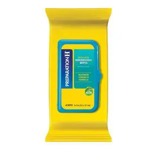 Hemorrhoid Flushable Wipes with Witch Hazel for Skin Irritation Relief - 48 Count Hemorrhoid Flushable Wipes with Witch Hazel for Skin Irritation Relief - 48 Count