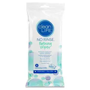 Cleanlife Bathing Wipes - 8 Disposable Body Wipes | Cleansing Bath Wipes for Adults, Elderly, Camping, Hospital | Rinse Free Personal Care for Travel, Bedridden, Dementia Cleanlife Bathing Wipes - 8 Disposable Body Wipes | Cleansing Bath Wipes for Adults, Elderly, Camping, Hospital | Rinse Free Personal Care for Travel, Bedridden, Dementia