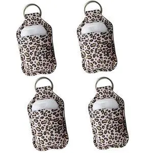 4 Piece Bottle Holder Keyring Neoprene Keychain for 30ML Gym Shampoo Soap Perfume and Liquids Travel Containers 4 Piece Bottle Holder Keyring Neoprene Keychain for 30ML Gym Shampoo Soap Perfume and Liquids Travel Containers