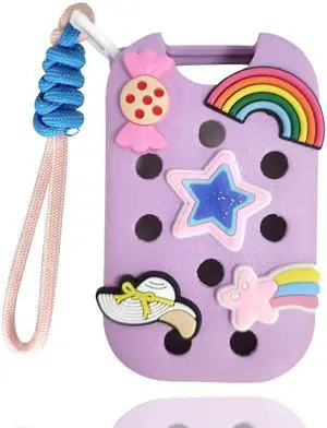 1 Pack EVA Case Compatible for Touchland Hand Sanitizer Spray (Fit for 1 FL OZ/30 mL Ver), Portable Keychain & 10 Decorative Charms. (Pruple) 1 Pack EVA Case Compatible for Touchland Hand Sanitizer Spray (Fit for 1 FL OZ/30 mL Ver), Portable Keychain & 10 Decorative Charms. (Pruple)
