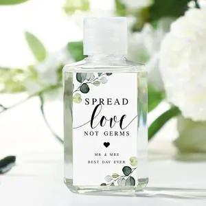 72 Pcs Hand Sanitizer Labels Wedding Spread Love Not Germs Stickers Sage Greenery Eucalyptus Stickers Mr Mrs Thank You Gift for Guest Weeding Bridal Shower Engagement Bachelorette Party Favor 72 Pcs Hand Sanitizer Labels Wedding Spread Love Not Germs Stickers Sage Greenery Eucalyptus Stickers Mr Mrs Thank You Gift for Guest Weeding Bridal Shower Engagement Bachelorette Party Favor