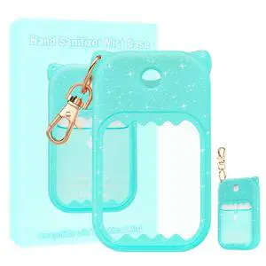 Hand Sanitizer Spray Case for Touchland Silicone Touchland Case Keychain Cute Hand Sanitizer Holder Compatible with Touch land Power Mist Gentle/Glow Mist, Glitter Blue Hand Sanitizer Spray Case for Touchland Silicone Touchland Case Keychain Cute Hand Sanitizer Holder Compatible with Touch land Power Mist Gentle/Glow Mist, Glitter Blue