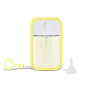 Refillable Hand Sanitizer Spray Bottle Keychain - 1oz / 50ml Leakproof Empty Spray Bottle with Silicone Case, Funnel & Clip,Portable Mini Travel Sanitizer Holder for Purse, Pocket, Gym Bag Refillable Hand Sanitizer Spray Bottle Keychain - 1oz / 50ml Leakproof Empty Spray Bottle with Silicone Case, Funnel & Clip,Portable Mini Travel Sanitizer Holder for Purse, Pocket, Gym Bag