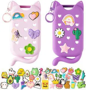 2Pcs Cat Silicone Case for Touchland Hand Sanitizer Spray 2Pcs Cat Silicone Case for Touchland Hand Sanitizer Spray