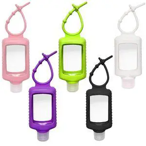 5 Pack Hand Sanitizer Travel Size Holder 60ml Travel Keychain Empty Bottles Refillable Containers for Kids and Adult 5 Pack Hand Sanitizer Travel Size Holder 60ml Travel Keychain Empty Bottles Refillable Containers for Kids and Adult