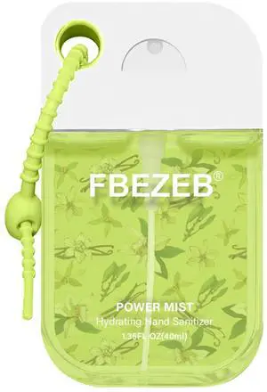 Power Mist Hydrating Hand Sanitizer with Cute Keychain, Portable Power Sanitizer Hydrating Spray for Hand, Mini Pocket Sprayer Sanitizer for Women Teen Girl Gift (Vanilla) Power Mist Hydrating Hand Sanitizer with Cute Keychain, Portable Power Sanitizer Hydrating Spray for Hand, Mini Pocket Sprayer Sanitizer for Women Teen Girl Gift (Vanilla)