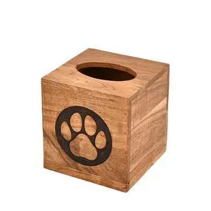 Tissue Holders Paw Design Slide-Out Bottom for Bathroom, Bedroom, Dining Table Modern Farmhouse Home Décor (6" X 6" X 6.5") Tissue Holders Paw Design Slide-Out Bottom for Bathroom, Bedroom, Dining Table Modern Farmhouse Home Décor (6" X 6" X 6.5")