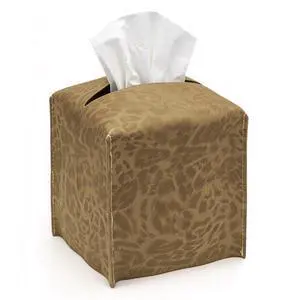 Tissue Box Cover Square, 5.12x5.12x5.12 PU Leather Tissue Boxes Holder, Decorative Cube Paper Organizer with Bottom Belt for Bathroom, Vanity, Night Stands, Office, Car, Kitchen (Leopard) Tissue Box Cover Square, 5.12x5.12x5.12 PU Leather Tissue Boxes Holder, Decorative Cube Paper Organizer with Bottom Belt for Bathroom, Vanity, Night Stands, Office, Car, Kitchen (Leopard)