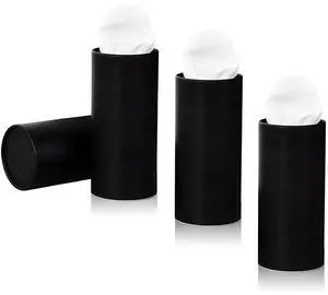 4 PCS Car Tissue Holder, Refillable Round Napkins Containers with Papers Inside, Convenient Travel Tissue Tubes Facial Paper Towel Cylinders for Vehicle Cup Holders (Black) 4 PCS Car Tissue Holder, Refillable Round Napkins Containers with Papers Inside, Convenient Travel Tissue Tubes Facial Paper Towel Cylinders for Vehicle Cup Holders (Black)