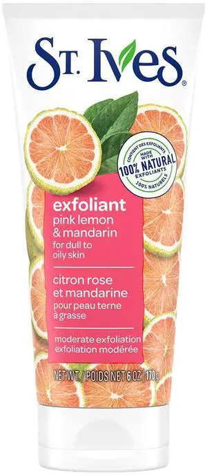 Exfoliant Face Scrub Skin-Brightening Pink Lemon & Mandarin for Glowing Skin, 6 Oz Ea Exfoliant Face Scrub Skin-Brightening Pink Lemon & Mandarin for Glowing Skin, 6 Oz Ea