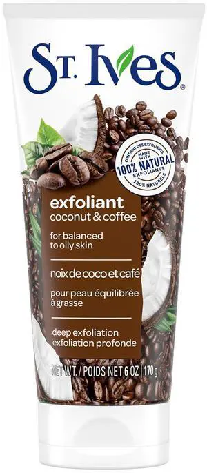 Facial Scrub, Energizing Coconut & Coffee Deep Exfoliant for Fresh, Glowing Skin, 6 Oz Facial Scrub, Energizing Coconut & Coffee Deep Exfoliant for Fresh, Glowing Skin, 6 Oz