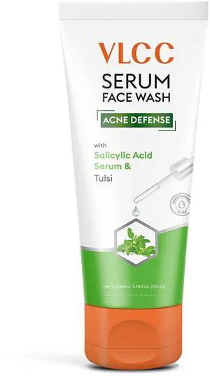 Acne Serum Face Wash - Facial Cleanser with Salicylic Acid - Gentle Acne Face Wash for Women and Men - Tulsi Extract - 3.38 oz Acne Serum Face Wash - Facial Cleanser with Salicylic Acid - Gentle Acne Face Wash for Women and Men - Tulsi Extract - 3.38 oz
