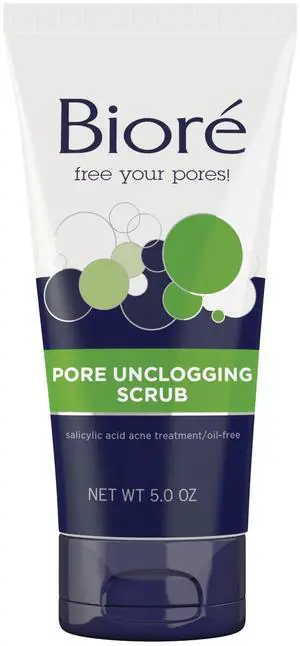 Pore Unclogging Scrub With Salicylic Acid, Oil Free, 5 Oz Pore Unclogging Scrub With Salicylic Acid, Oil Free, 5 Oz