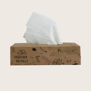 Box, Pack of 2, Sustainable Tissues for Everyday Use Box, Pack of 2, Sustainable Tissues for Everyday Use