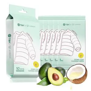 Down Coat Cleaning Wipes 10 Pcs Instant Stain Removal for Coats Down Coat Cleaning Wipes 10 Pcs Instant Stain Removal for Coats