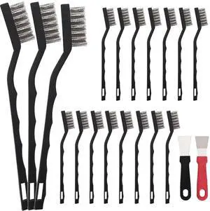 15PCS Mini Wire Brush Stainless Steel Brush SetMasonry Brush Wire Bristle 15PCS Mini Wire Brush Stainless Steel Brush SetMasonry Brush Wire Bristle