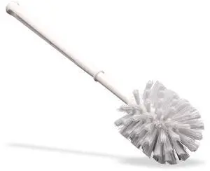 Sparta Flo-Pac Toilet Bowl Brush for Commercial Restrooms, Heavy Duty Toilet Brush with Plastic Handle for Bathrooms, 11 Inches, White Sparta Flo-Pac Toilet Bowl Brush for Commercial Restrooms, Heavy Duty Toilet Brush with Plastic Handle for Bathrooms, 11 Inches, White