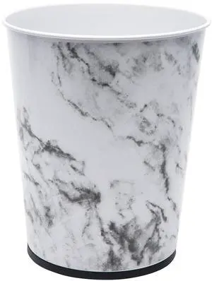 5 Liter Small Wastebasket | Round Open Top | Trash Can | Bathroom | Bedroom | Kitchen | Office | Dorm | Disposal Waste Bin | Garbage | Marble 5 Liter Small Wastebasket | Round Open Top | Trash Can | Bathroom | Bedroom | Kitchen | Office | Dorm | Disposal Waste Bin | Garbage | Marble