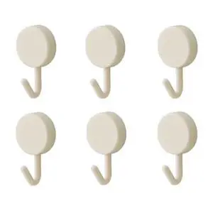 6 Pack Adhesive Hooks Cute Utility Hooks, Key Hooks for Wall Decorative, for Hanging Hat, Towel, Key, Towel Hook Wall Mount for Home, Kitchen, Bathroom, Office(White) 6 Pack Adhesive Hooks Cute Utility Hooks, Key Hooks for Wall Decorative, for Hanging Hat, Towel, Key, Towel Hook Wall Mount for Home, Kitchen, Bathroom, Office(White)