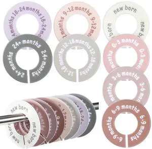 Baby Closet Dividers Baby Closet Dividers for Cloth 8PCS Unisex Round Double-Sided Clothes Size Divider Child Clothes Organizers Labels Wardrobe Organizer Hanger Divider from Newborn to Toddler Baby Closet Dividers Baby Closet Dividers for Cloth 8PCS Unisex Round Double-Sided Clothes Size Divider Child Clothes Organizers Labels Wardrobe Organizer Hanger Divider from Newborn to Toddler