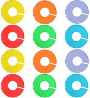 Closet Dividers for Hanging Clothes 12Pcs Clothing Rack Size Dividers Clothes Size Dividers Clothing Rack Dividers Size Rings for Clothing Racks for Sorting Clothing Size Closet Dividers for Hanging Clothes 12Pcs Clothing Rack Size Dividers Clothes Size Dividers Clothing Rack Dividers Size Rings for Clothing Racks for Sorting Clothing Size