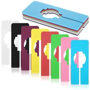 8 Pcs Rectangular Colorful Hanging Closet Size Dividers 8 Colors Closet Rack Dividers Plastic Clothing Hanger Divider Rack Size Divider Reusable Closets Separators Closets Labels for Sorting Clothes 8 Pcs Rectangular Colorful Hanging Closet Size Dividers 8 Colors Closet Rack Dividers Plastic Clothing Hanger Divider Rack Size Divider Reusable Closets Separators Closets Labels for Sorting Clothes