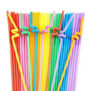100PCS 12.6 inch Extra Long Colorful Plastic Straws Disposable,Bendy Straws Drinking Plastic,Party Fancy Flexible Disposable Straw 100PCS 12.6 inch Extra Long Colorful Plastic Straws Disposable,Bendy Straws Drinking Plastic,Party Fancy Flexible Disposable Straw