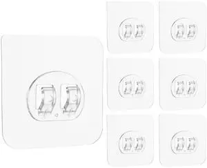 6 Pcs Shower Caddy Adhesive Hook Replacement, Transparent Strong Adhesive Hooks, Waterproof Shelf basket Soap Dish AdhesiveHanging Hooks, No Drilling Wall Shower Kitchen Accessories for ShowerCaddy 6 Pcs Shower Caddy Adhesive Hook Replacement, Transparent Strong Adhesive Hooks, Waterproof Shelf basket Soap Dish AdhesiveHanging Hooks, No Drilling Wall Shower Kitchen Accessories for ShowerCaddy