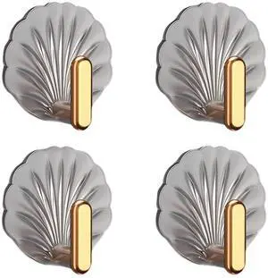 Heavy Duty Adhesive Wall Hooks 4 Pack for Keys Purses Over Door Heavy Duty Adhesive Wall Hooks 4 Pack for Keys Purses Over Door