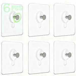 Picture Hanging Hooks,6 PCS Heavy Duty Wall Hangers Without Nails Picture Hanging Hooks,6 PCS Heavy Duty Wall Hangers Without Nails