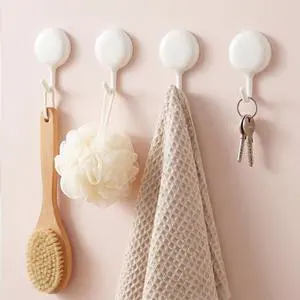 4 PCS No Drill Wall Hook, Removable Small Adhesive Hooks 4 PCS No Drill Wall Hook, Removable Small Adhesive Hooks
