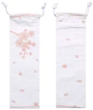 Pink Sakura Portable Reusable Tyvek Travel Carrying Case 3 1/2" x 11 1/2" (9 x 29.5cm) Pack of 2 - Drinking StrawsCutleryBrushChopsticks Pink Sakura Portable Reusable Tyvek Travel Carrying Case 3 1/2" x 11 1/2" (9 x 29.5cm) Pack of 2 - Drinking StrawsCutleryBrushChopsticks