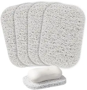 4PCS White Soap Holder PadBPA-Free Savers Pads for Soap Dish,Easy to Clean Soap Lifting Pads Suitable for Shower Kitchen Bathroom Bathroom Travel Hotel Cleaning Products 4PCS White Soap Holder PadBPA-Free Savers Pads for Soap Dish,Easy to Clean Soap Lifting Pads Suitable for Shower Kitchen Bathroom Bathroom Travel Hotel Cleaning Products