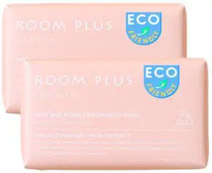 Fragrance Bar Soap, Big Brick of Bath Soap,Made with Organic Oils, 2-pack,14OZ,Natural Soap Bar,Moisturizing clean, Floral Scent,Walnut Powder Exfoliates ROOMPLUS (Rose) Fragrance Bar Soap, Big Brick of Bath Soap,Made with Organic Oils, 2-pack,14OZ,Natural Soap Bar,Moisturizing clean, Floral Scent,Walnut Powder Exfoliates ROOMPLUS (Rose)