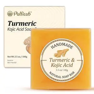 Kojic Acid and Turmeric Soap Bar for Face & Body, 1 Bar, 3.5 oz Kojic Acid and Turmeric Soap Bar for Face & Body, 1 Bar, 3.5 oz
