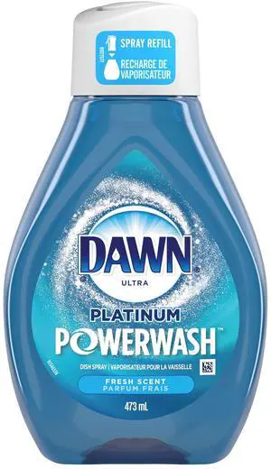 Platinum Powerwash Dish Spray, Dish Soap, Fresh Scent Refill, 16 Fl Oz (Pack of 1) Platinum Powerwash Dish Spray, Dish Soap, Fresh Scent Refill, 16 Fl Oz (Pack of 1)