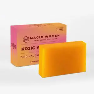 Kojic Acid Soap Skin Brightening 1 or 2 Bar (3.5 oz Each) with Vitamin C, Retinol, Turmeric (1) Kojic Acid Soap Skin Brightening 1 or 2 Bar (3.5 oz Each) with Vitamin C, Retinol, Turmeric (1)