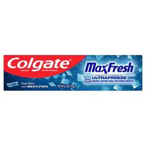MaxFresh Fluoride Toothpaste, Cool Mint, 6.3 oz MaxFresh Fluoride Toothpaste, Cool Mint, 6.3 oz