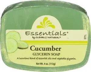 Glycerine Soap Bar, Cucumber, 4 Ounce Glycerine Soap Bar, Cucumber, 4 Ounce