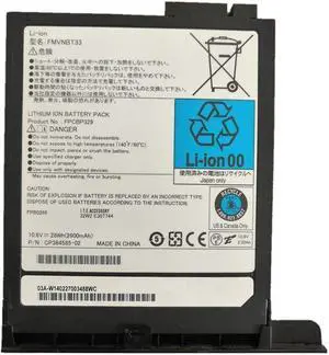 10.8V 28Wh 2600mAh FMVNBT33 FPCBP329 FPB0266 Replacement Laptop Battery for Fujitsu T732 T902 CP384585-02 Series 10.8V 28Wh 2600mAh FMVNBT33 FPCBP329 FPB0266 Replacement Laptop Battery for Fujitsu T732 T902 CP384585-02 Series